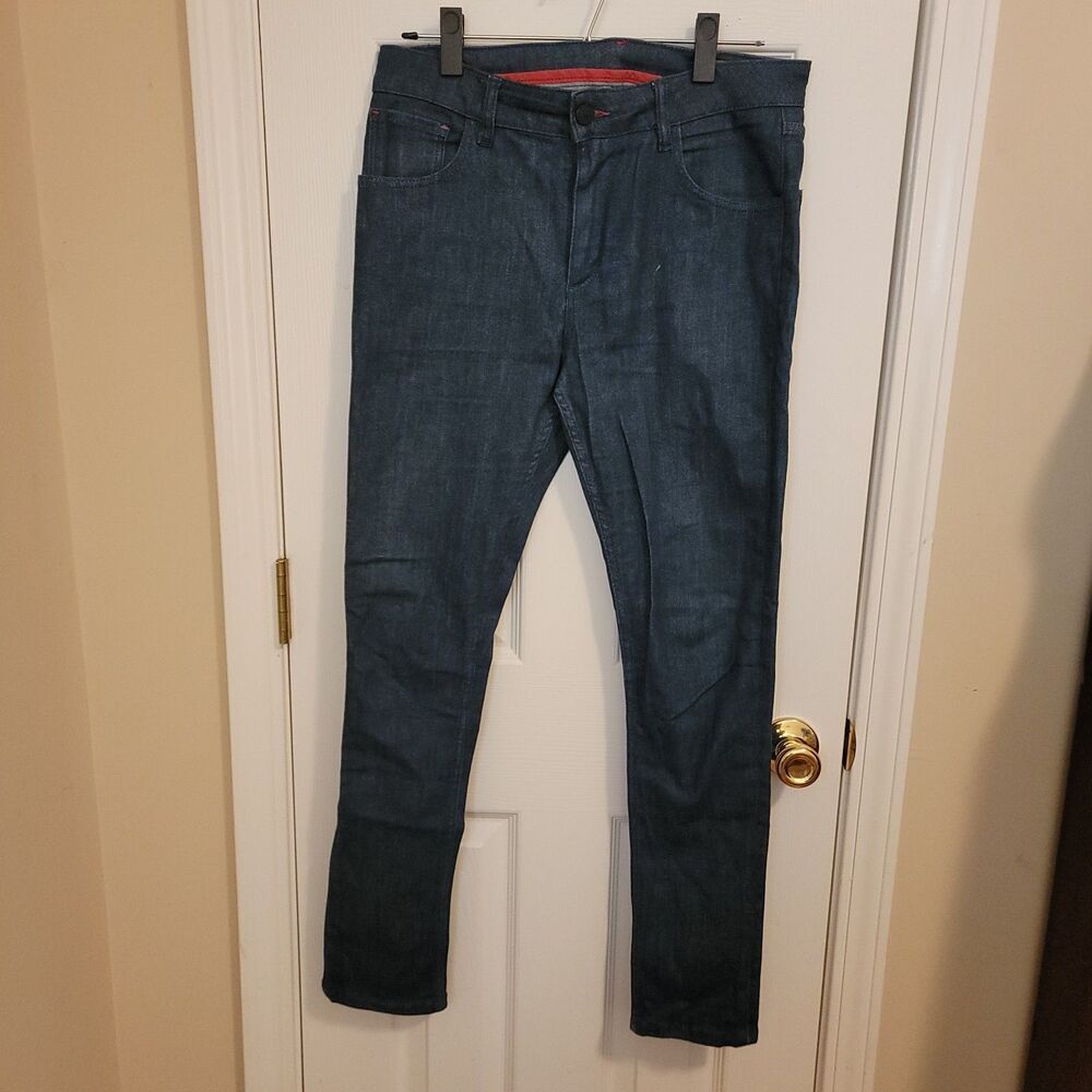 Asos Dark Denim Skinny Jeans Size W32 L30 - Picture 2 of 5